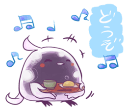 Bird like rice cake sticker #5849164