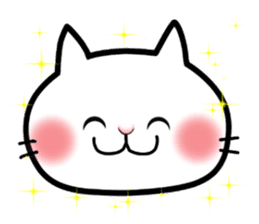 Neneko of the white cat(English version) sticker #5849214