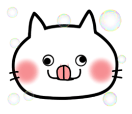 Neneko of the white cat(English version) sticker #5849217