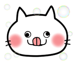 Neneko of the white cat(English version) sticker #5849217