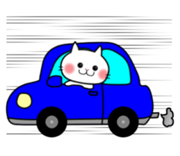 Neneko of the white cat(English version) sticker #5849224