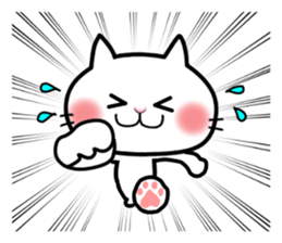 Neneko of the white cat(English version) sticker #5849225