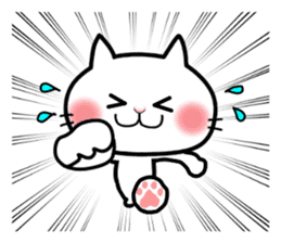 Neneko of the white cat(English version) sticker #5849225