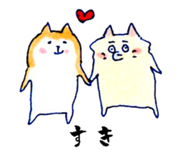 Pomeranian Junco and Shiba Bird sticker #5849257