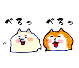Pomeranian Junco and Shiba Bird sticker #5849276