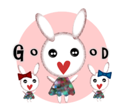 Nostalgic Sweet Rabbits sticker #5849332