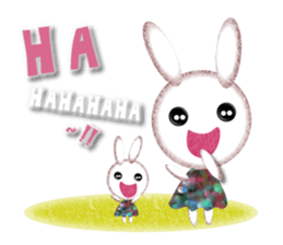 Nostalgic Sweet Rabbits sticker #5849333