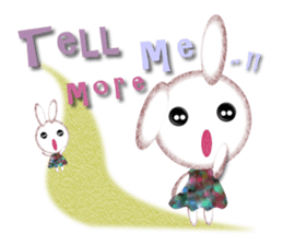 Nostalgic Sweet Rabbits sticker #5849334