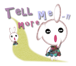 Nostalgic Sweet Rabbits sticker #5849334