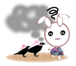 Nostalgic Sweet Rabbits sticker #5849338