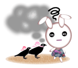 Nostalgic Sweet Rabbits sticker #5849338