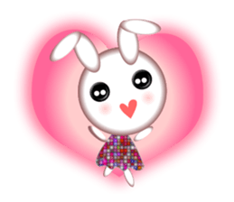 Nostalgic Sweet Rabbits sticker #5849342