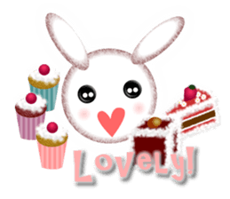 Nostalgic Sweet Rabbits sticker #5849346