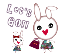 Nostalgic Sweet Rabbits sticker #5849347