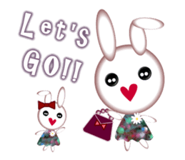 Nostalgic Sweet Rabbits sticker #5849347