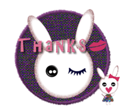 Nostalgic Sweet Rabbits sticker #5849348