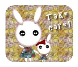 Nostalgic Sweet Rabbits sticker #5849349