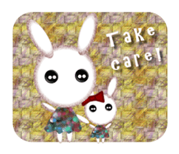 Nostalgic Sweet Rabbits sticker #5849349