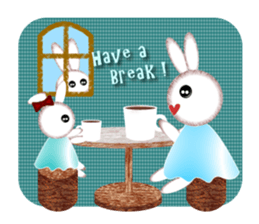 Nostalgic Sweet Rabbits sticker #5849350