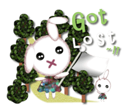 Nostalgic Sweet Rabbits sticker #5849357
