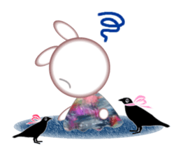 Nostalgic Sweet Rabbits sticker #5849359