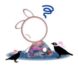 Nostalgic Sweet Rabbits sticker #5849359