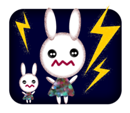 Nostalgic Sweet Rabbits sticker #5849367