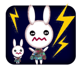 Nostalgic Sweet Rabbits sticker #5849367