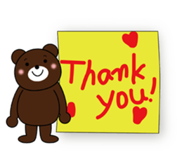 Note pad Bear sticker #5849530