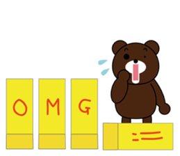 Note pad Bear sticker #5849538