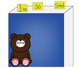 Note pad Bear sticker #5849540