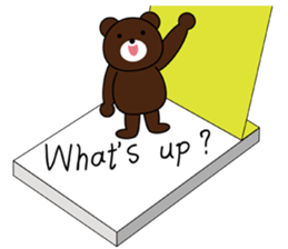 Note pad Bear sticker #5849544