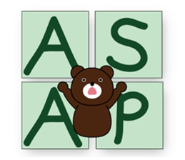 Note pad Bear sticker #5849553