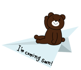 Note pad Bear sticker #5849556