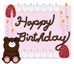 Note pad Bear sticker #5849565