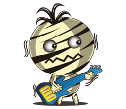 Bandage ghost baby (English Version) sticker #5850453