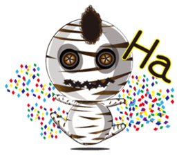 Bandage ghost baby (English Version) sticker #5850456