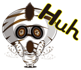 Bandage ghost baby (English Version) sticker #5850460