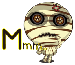 Bandage ghost baby (English Version) sticker #5850462