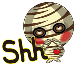 Bandage ghost baby (English Version) sticker #5850464