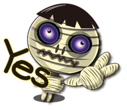 Bandage ghost baby (English Version) sticker #5850470