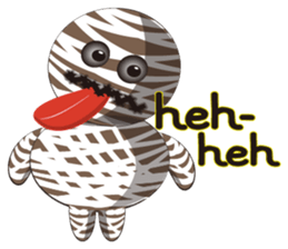 Bandage ghost baby (English Version) sticker #5850472