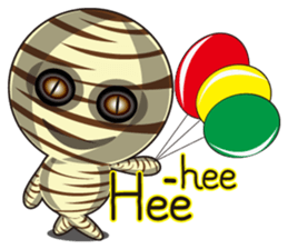 Bandage ghost baby (English Version) sticker #5850474