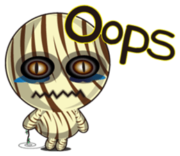 Bandage ghost baby (English Version) sticker #5850478