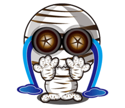 Bandage ghost baby (English Version) sticker #5850483