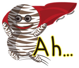 Bandage ghost baby (English Version) sticker #5850484