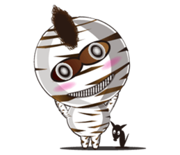 Bandage ghost baby (English Version) sticker #5850485