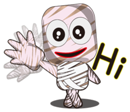 Bandage ghost baby (English Version) sticker #5850488