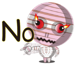 Bandage ghost baby (English Version) sticker #5850489