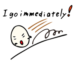 Ribbon egg girl. sticker #5852229